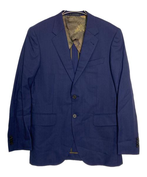 Paul Smith London（ポールスミスロンドン）Paul Smith London (ポールスミスロンドン) 裏地ボタニカル柄セットアップスーツ ネイビー サイズ:Mの古着・服飾アイテム
