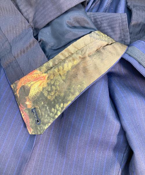 Paul Smith London（ポールスミスロンドン）Paul Smith London (ポールスミスロンドン) 裏地ボタニカル柄セットアップスーツ ネイビー サイズ:Mの古着・服飾アイテム