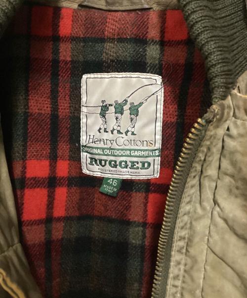 Henry Cotton's（ヘンリーコットンズ）Henry Cotton's (ヘンリーコットンズ) ジャケット カーキ サイズ:46の古着・服飾アイテム