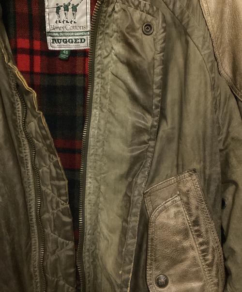 Henry Cotton's（ヘンリーコットンズ）Henry Cotton's (ヘンリーコットンズ) ジャケット カーキ サイズ:46の古着・服飾アイテム