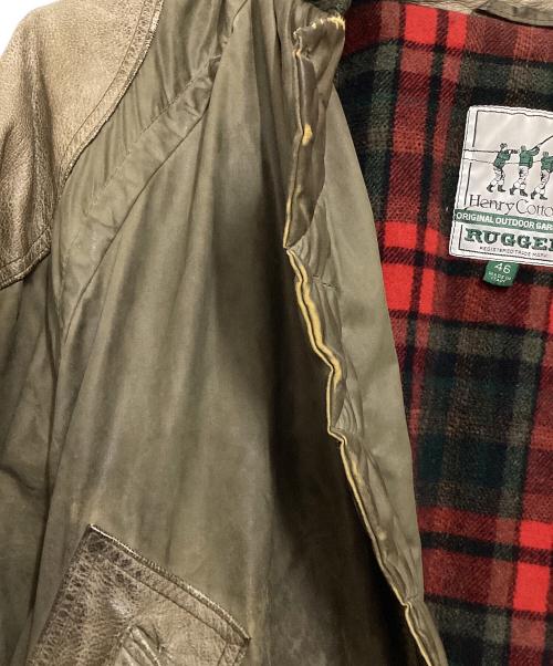 Henry Cotton's（ヘンリーコットンズ）Henry Cotton's (ヘンリーコットンズ) ジャケット カーキ サイズ:46の古着・服飾アイテム