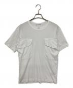 COMME des GARCONS SHIRTコムデギャルソンシャツ）の古着「フラップポケット Tシャツ」｜ホワイト