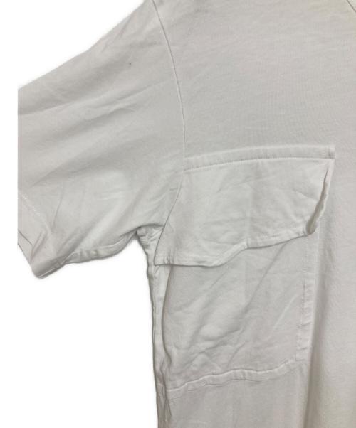 COMME des GARCONS SHIRT（コムデギャルソンシャツ）COMME des GARCONS SHIRT (コムデギャルソンシャツ) フラップポケット Tシャツ ホワイト サイズ:Ｍの古着・服飾アイテム