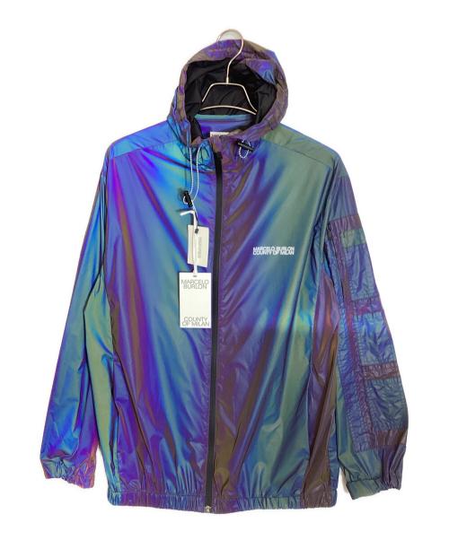 MARCELO BURLON（マルセロバーロン）MARCELO BURLON (マルセロバーロン) ウインドブレーカージャケット 玉虫色 サイズ:Mの古着・服飾アイテム