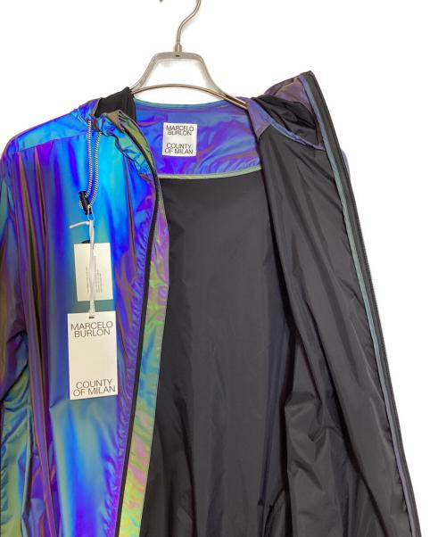MARCELO BURLON（マルセロバーロン）MARCELO BURLON (マルセロバーロン) ウインドブレーカージャケット 玉虫色 サイズ:Mの古着・服飾アイテム