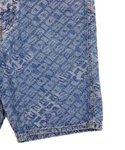 DIESEL（ディーゼル）DIESEL (ディーゼル) D-Willoh all over logo shorts スカイブルー サイズ:30の古着・服飾アイテム
