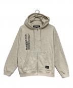 NEIGHBORHOODネイバーフッド）の古着「SOLID SWEAT ZIP HOODIE LS」｜ホワイト