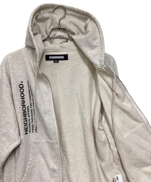 NEIGHBORHOOD（ネイバーフッド）NEIGHBORHOOD (ネイバーフッド) SOLID SWEAT ZIP HOODIE LS ホワイト サイズ:Mの古着・服飾アイテム