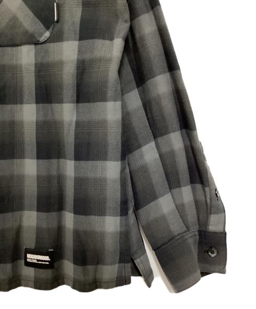 NEIGHBORHOOD（ネイバーフッド）NEIGHBORHOOD (ネイバーフッド) Half Hombre Check Shirt ブラック サイズ:Ｍの古着・服飾アイテム