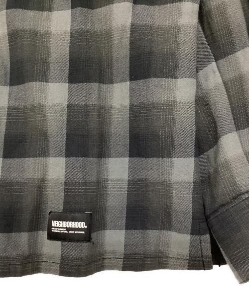 NEIGHBORHOOD（ネイバーフッド）NEIGHBORHOOD (ネイバーフッド) Half Hombre Check Shirt ブラック サイズ:Ｍの古着・服飾アイテム