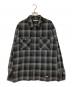 NEIGHBORHOOD（ネイバーフッド）の古着「Half Hombre Check Shirt」｜ブラック