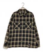 NEIGHBORHOODネイバーフッド）の古着「HALF HOMBRE CHECK SHIRT」｜ブラウン