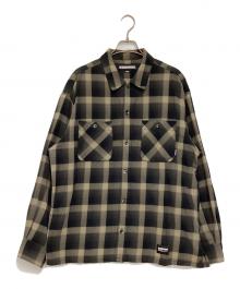 NEIGHBORHOOD（ネイバーフッド）の古着「HALF HOMBRE CHECK SHIRT」｜ブラウン