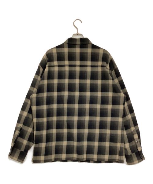 NEIGHBORHOOD（ネイバーフッド）NEIGHBORHOOD (ネイバーフッド) HALF HOMBRE CHECK SHIRT ブラウン サイズ:Mの古着・服飾アイテム