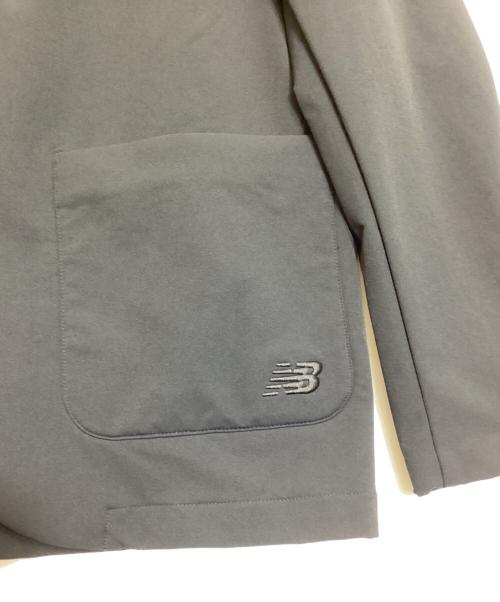 NEW BALANCE（ニューバランス）NEW BALANCE (ニューバランス) GREY シングルジャケット ブラック サイズ:XLの古着・服飾アイテム