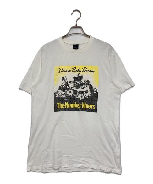 NUMBER (N)INE（ナンバーナイン）NUMBER (N)INE (ナンバーナイン) DREAM BABY DREAM Print Tee ホワイト×イエロー サイズ:4の古着・服飾アイテム