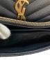 中古・古着 Saint Laurent Paris (サンローランパリ) マトラッセ ラージ フラップウォレット ブラック：20000円