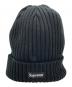 SUPREME（シュプリーム）の古着「Overdyed Ribbed Bianie」｜ブラック