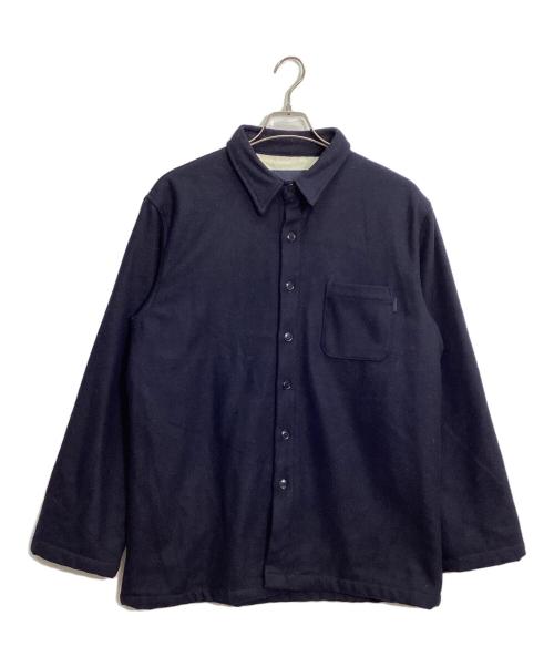 FRESHJIVE（フレッシュジャイブ）FRESHJIVE (フレッシュジャイブ) メルトンシャツジャケット ネイビー サイズ:Lの古着・服飾アイテム