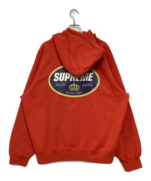 SUPREME（シュプリーム）SUPREME (シュプリーム) Crown Hooded Sweatshirt レッド サイズ:XLの古着・服飾アイテム