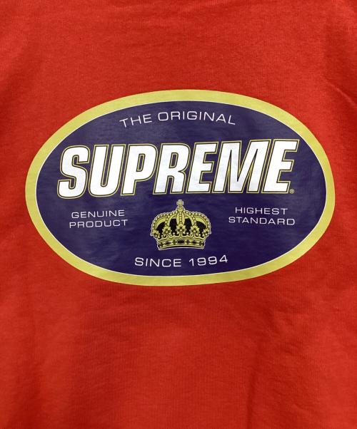 SUPREME（シュプリーム）SUPREME (シュプリーム) Crown Hooded Sweatshirt レッド サイズ:XLの古着・服飾アイテム