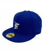 New Era×MLB×FOG ESSENTIALSニューエラ×エムエルビー×フィアオブゴッド エッセンシャル）の古着「59FIFTY キャップ」｜ブルー