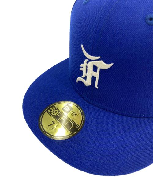 New Era（ニューエラ）New Era (ニューエラ) MLB (エムエルビー) FOG ESSENTIALS (フィアオブゴッド エッセンシャル) 59FIFTY キャップ ブルー サイズ:7(5/8)の古着・服飾アイテム