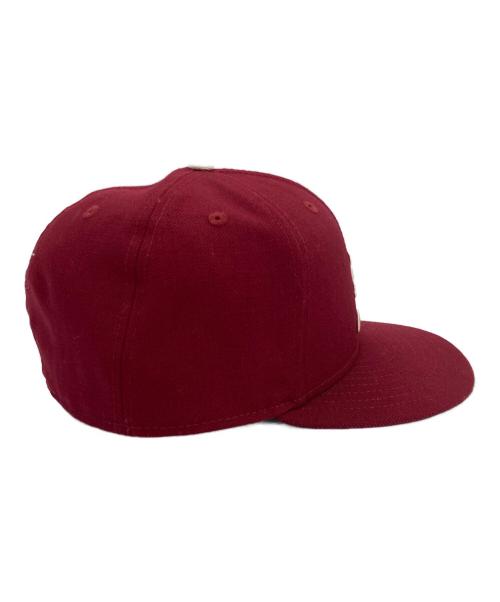 New Era（ニューエラ）New Era (ニューエラ) MLB (エムエルビー) FOG ESSENTIALS (フィアオブゴッド エッセンシャル) 59FIFTY キャップ バーガンディー サイズ:7(5/8)の古着・服飾アイテム