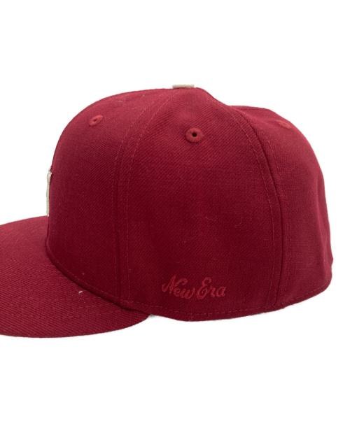 New Era（ニューエラ）New Era (ニューエラ) MLB (エムエルビー) FOG ESSENTIALS (フィアオブゴッド エッセンシャル) 59FIFTY キャップ バーガンディー サイズ:7(5/8)の古着・服飾アイテム