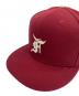 中古・古着 New Era (ニューエラ) MLB (エムエルビー) FOG ESSENTIALS (フィアオブゴッド エッセンシャル) 59FIFTY キャップ バーガンディー サイズ:7(5/8)：6000円