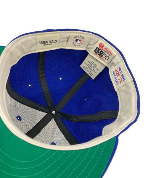 New Era（ニューエラ）New Era (ニューエラ) MLB (エムエルビー) FOG ESSENTIALS (フィアオブゴッド エッセンシャル) 59FIFTY キャップ ブルー サイズ:7(5/8)の古着・服飾アイテム