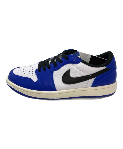 NIKE（ナイキ）NIKE (ナイキ) Air Jordan 1 Retro Low OG ローカットスニーカー ブルー×ホワイト×ブラック サイズ:28の古着・服飾アイテム