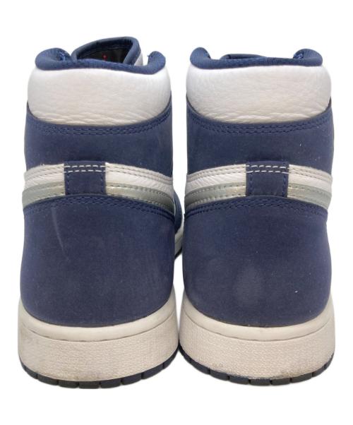 NIKE（ナイキ）NIKE (ナイキ) AIR JORDAN 1 HIGH OG CO JP 2020 ハイカットスニーカー ホワイト×ネイビー サイズ:28の古着・服飾アイテム