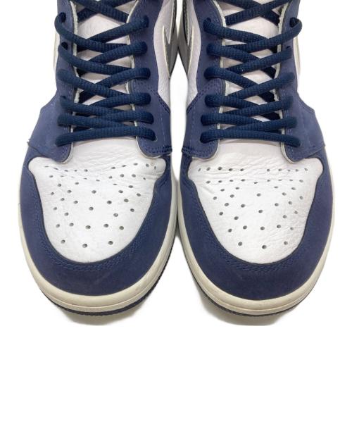 NIKE（ナイキ）NIKE (ナイキ) AIR JORDAN 1 HIGH OG CO JP 2020 ハイカットスニーカー ホワイト×ネイビー サイズ:28の古着・服飾アイテム