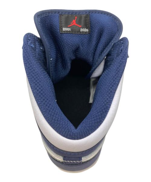 NIKE（ナイキ）NIKE (ナイキ) AIR JORDAN 1 HIGH OG CO JP 2020 ハイカットスニーカー ホワイト×ネイビー サイズ:28の古着・服飾アイテム