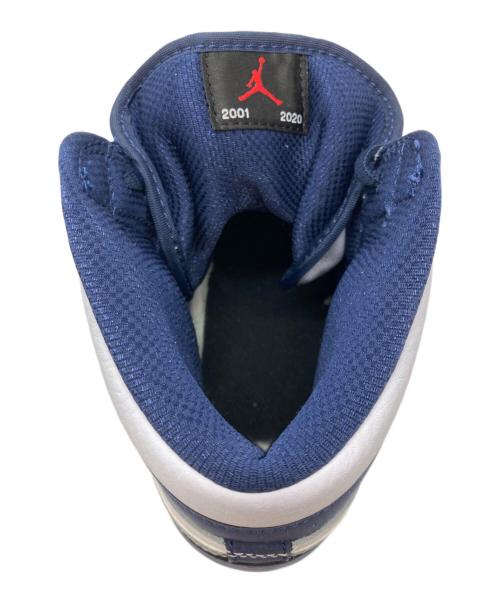 NIKE（ナイキ）NIKE (ナイキ) AIR JORDAN 1 HIGH OG CO JP 2020 ハイカットスニーカー ホワイト×ネイビー サイズ:28の古着・服飾アイテム