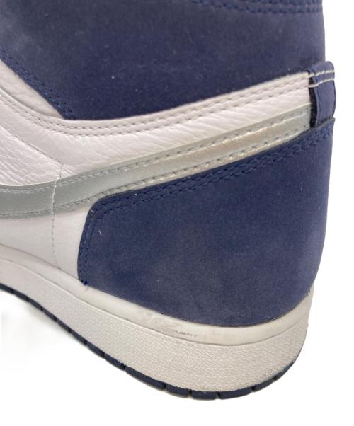 NIKE（ナイキ）NIKE (ナイキ) AIR JORDAN 1 HIGH OG CO JP 2020 ハイカットスニーカー ホワイト×ネイビー サイズ:28の古着・服飾アイテム