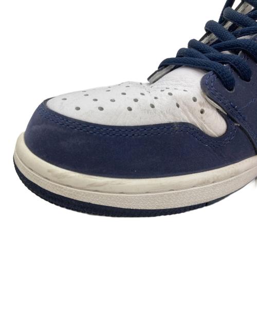 NIKE（ナイキ）NIKE (ナイキ) AIR JORDAN 1 HIGH OG CO JP 2020 ハイカットスニーカー ホワイト×ネイビー サイズ:28の古着・服飾アイテム