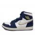 NIKE (ナイキ) AIR JORDAN 1 HIGH OG CO JP 2020 ハイカットスニーカー ホワイト×ネイビー サイズ:28：12000円