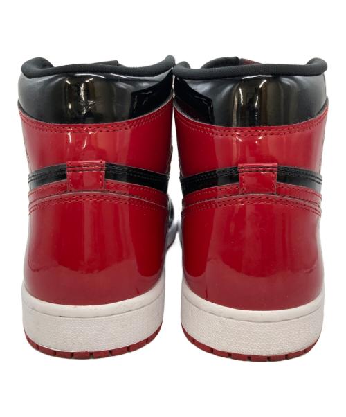 NIKE（ナイキ）NIKE (ナイキ) Air Jordan 1 High OG ハイカットスニーカー ブラック×レッド サイズ:28の古着・服飾アイテム