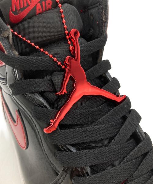 NIKE（ナイキ）NIKE (ナイキ) Air Jordan 1 High OG ハイカットスニーカー ブラック×レッド サイズ:28の古着・服飾アイテム