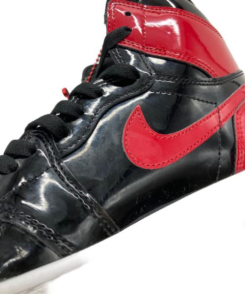 NIKE（ナイキ）NIKE (ナイキ) Air Jordan 1 High OG ハイカットスニーカー ブラック×レッド サイズ:28の古着・服飾アイテム