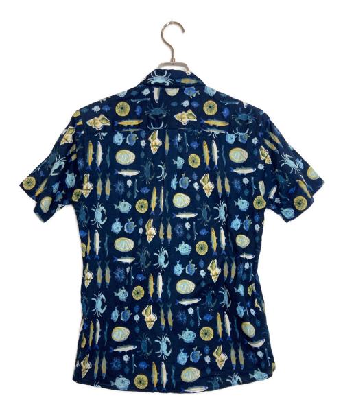 pataloha（パタロハ）pataloha (パタロハ) フィッシュ柄半袖シャツ ネイビー サイズ:Sの古着・服飾アイテム