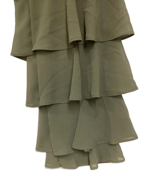 sahara（サハラ）sahara (サハラ) ティアードパンツ オリーブ サイズ:表記無しの古着・服飾アイテム