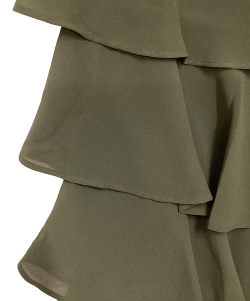 sahara（サハラ）sahara (サハラ) ティアードパンツ オリーブ サイズ:表記無しの古着・服飾アイテム