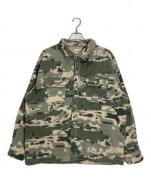 PALACE（パレス）の古着「Polartec Overshirt 'Tiger Digi Camo'」｜グレー