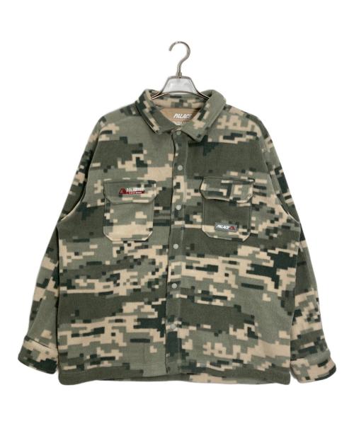 PALACE（パレス）PALACE (パレス) Polartec Overshirt 'Tiger Digi Camo' グレー サイズ:Lの古着・服飾アイテム