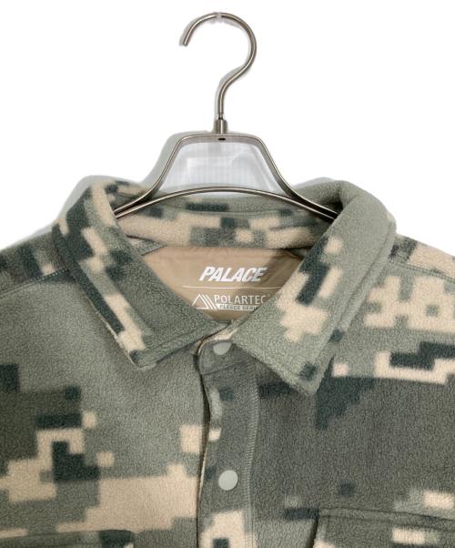 PALACE（パレス）PALACE (パレス) Polartec Overshirt 'Tiger Digi Camo' グレー サイズ:Lの古着・服飾アイテム