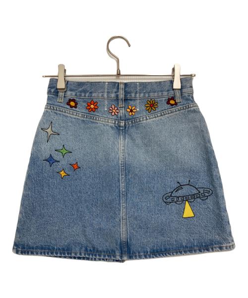 COACH（コーチ）COACH (コーチ) OBSERVED BY US ハイ ウエスト デニム スカート N/A ブルー サイズ:XS 未使用品の古着・服飾アイテム