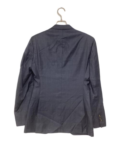 azabu tailor（アザブテーラー）azabu tailor (アザブテーラー) LORO PIANA (ロロピアーナ) 段返り3B セットアップスーツ ネイビー サイズ:42Aの古着・服飾アイテム